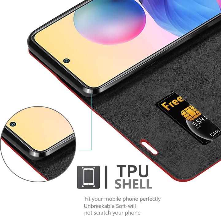 Image du produit Cadorabo Book Invis. Étui magnétique (Xiaomi Redmi Note 10 5G, Xiaomi Poco M3 Pro 5G)