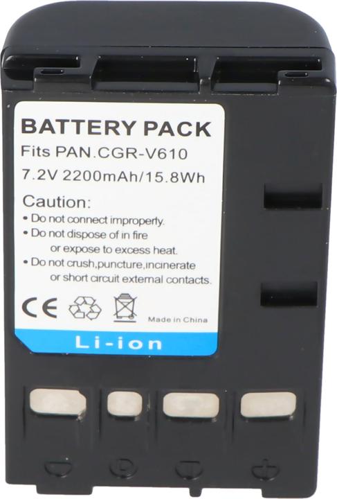 Produktbild AccuCell Akku Panasonic CGR-V14S Akku CGR-V610 CGR-V620 (Akku)