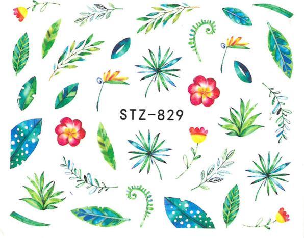 Nagellack24 Nail Art Sticker Wassertransfer 829 (Nagelkleber)