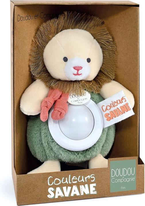 Productafbeelding Doudou et Compagnie Nachtlampje Leeuw 15cm