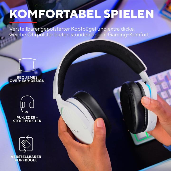 Actual product image Trust Gxt491w Fayzo Wireless Headset (Cable, Wireless)