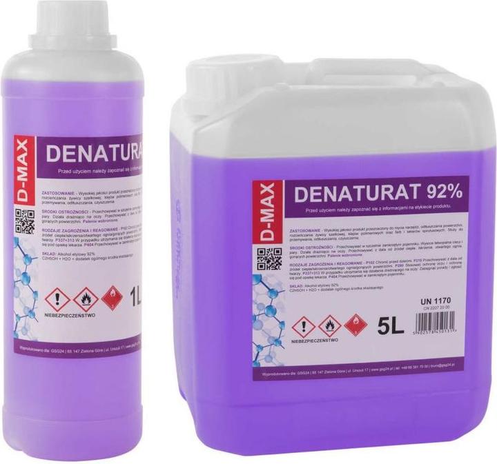 Produktbild Gsg24 Denatured alcohol denatured alcohol D-MAX 1L