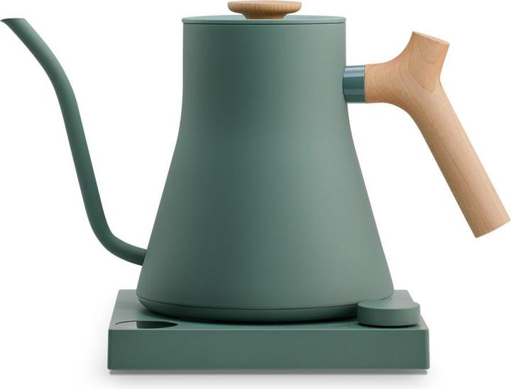 Produktbild Fellow Stagg EKG PRO – Elektrischer Wasserkocher – Mattgrün mit Holzgriff
