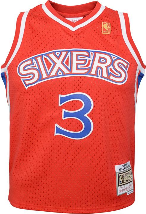 Actual product image Mitchell & Ness Swingman Kids Jersey Philadelphia 76ers Allen Iverson US14 (14, 15, 16)