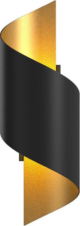 Image du produit Lindby Applique murale en métal Desirio, noir et or (330 lm, G9)