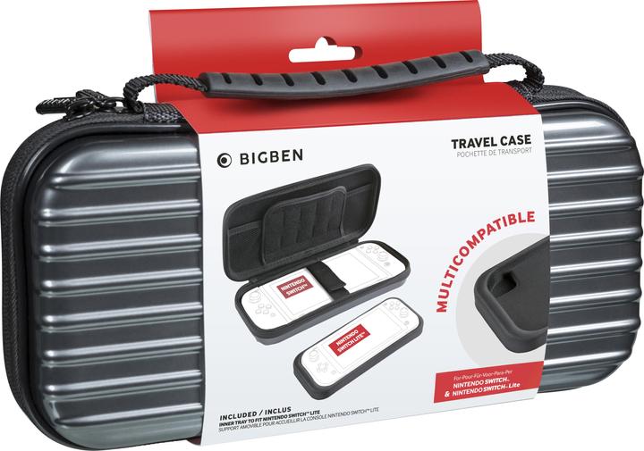 Bigben Switch Travel Case Polycarbonate - grey (Switch)