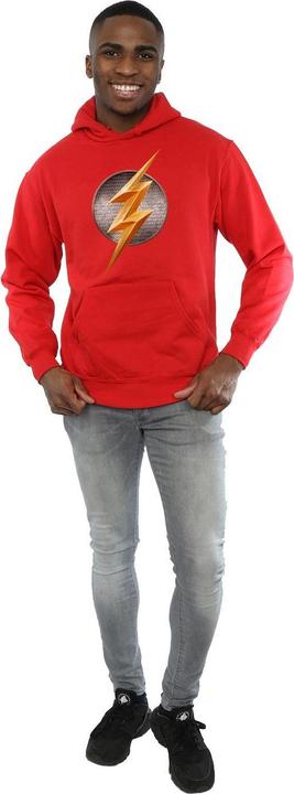 Image du produit - Sweat à capuche JUSTICE LEAGUE MOVIE FLASH EMBLEM - Homme (M)