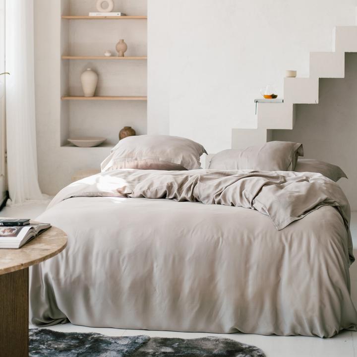 Immagine prodotto Coco & Cici Tencel Bettbezug + Kissenbezug (Set di biancheria da letto, 240 x 220 cm, 60 x 70 cm)