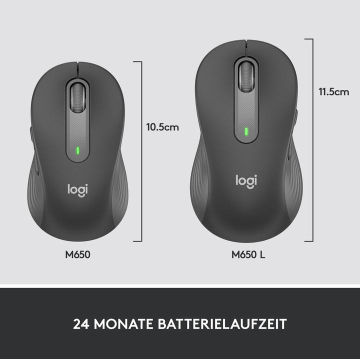 Immagine prodotto Logitech M650 for Business (Senza fili)