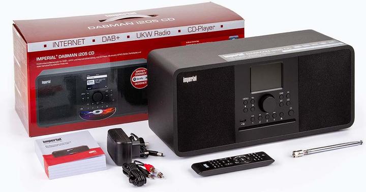 Immagine prodotto Imperial Dabman i205 CD (Web radio, DAB, VHF, FM, Bluetooth, WiFi)