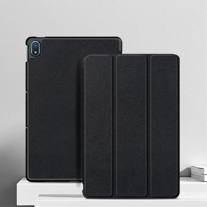 Produktbild MU Classic Dreifach faltbare Leder Hülle (Wiko T20)