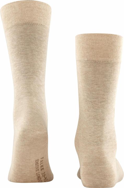 Produktbild Falke London Sensitive (3er Pack) Herrensocken, Farbe 4650 sand mel., Grösse 47-50 (Einzelpack, 47 - 50)