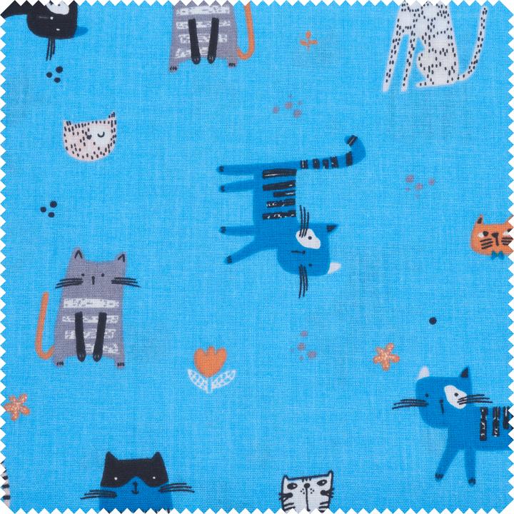 Actual product image VBS Cotton fabric "Cats", 150 cm wide, by the metre