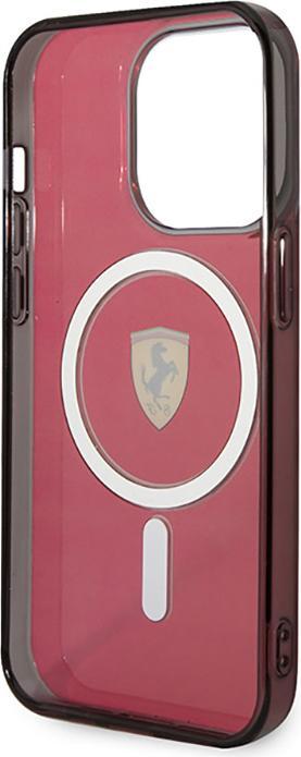 Immagine prodotto Ferrari FEHMP14LUKR Custodia rigida per iPhone 14 Pro 6.1" rosso/rosso Traslucida Magsafe (Apple iPhone 14 Pro)