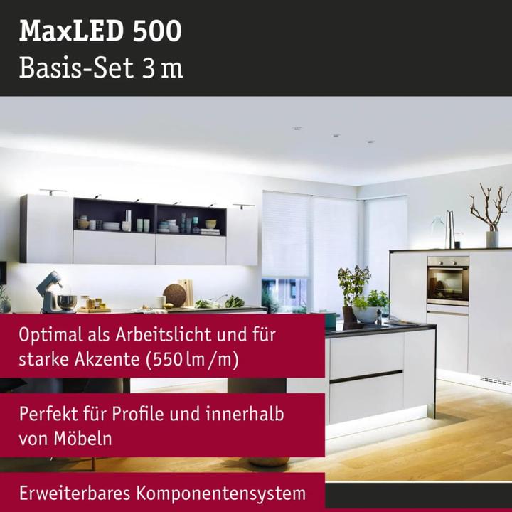 Produktbild Paulmann MaxLED 500 Stripe Set (Tageslicht, 300 cm, Indoor)
