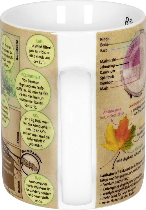 Immagine prodotto Könitz Tazza di caffè Knowledge Mug Trees 490 ml, 1 pezzo, Multicolore (490 ml, 1 x)