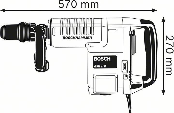 Productafbeelding Bosch Professional GSH 11 E (Elektrische stroom)