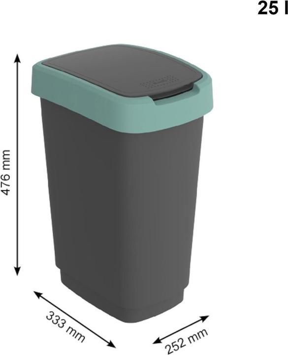 Image du produit Rotho Seau à swing TWIST (25 l)