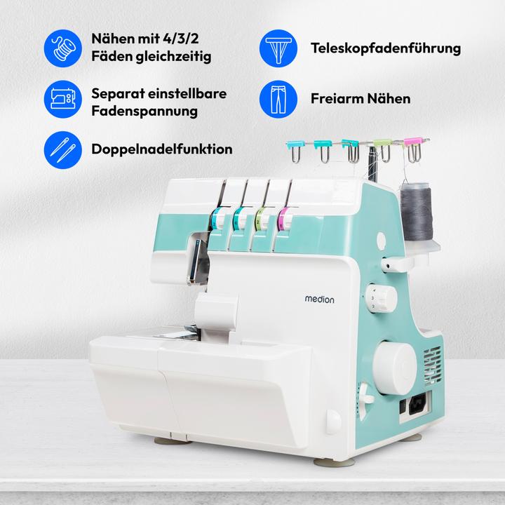 Produktbild Medion Nähmaschine Life Overlock SO90