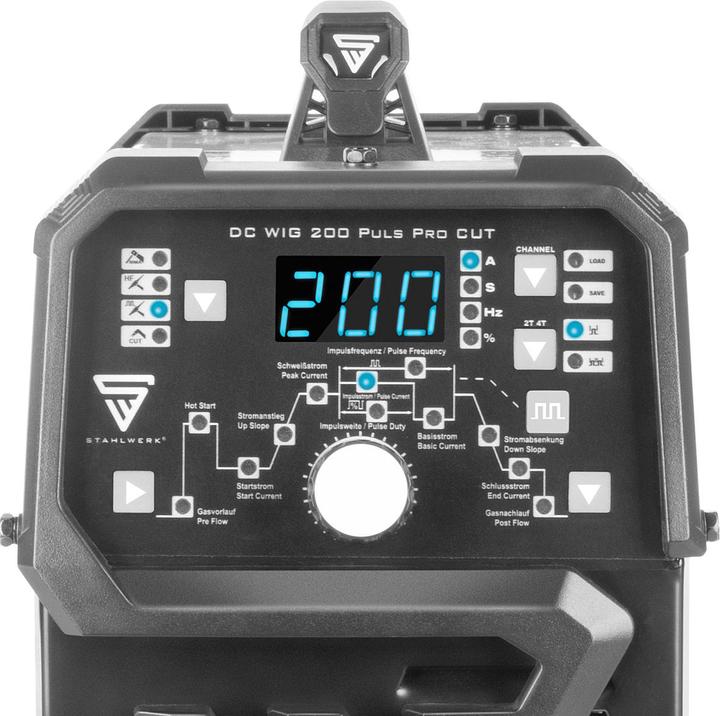 Actual product image Stahlwerk DC TIG 200 Pulse Pro CUT4-in-1 combination welding machine