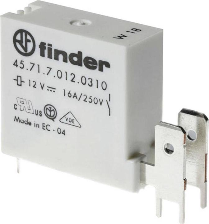 Actual product image Finder 45.71.7.009.0310 Print relay 9 V/DC 16 A 1 NO contact 50 pcs.