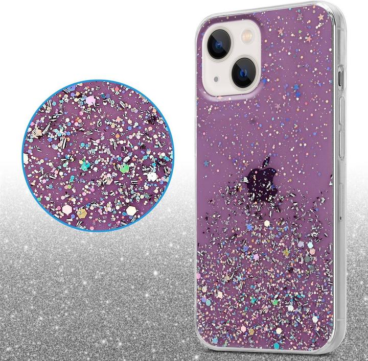 Actual product image Cadorabo TPU cover sparkling glitter (Apple iPhone 13)