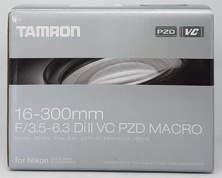 Produktbild Tamron 16-300mm f/3.5-6.3 Di II VC PZD, Nikon F (Nikon F, APS-C / DX)