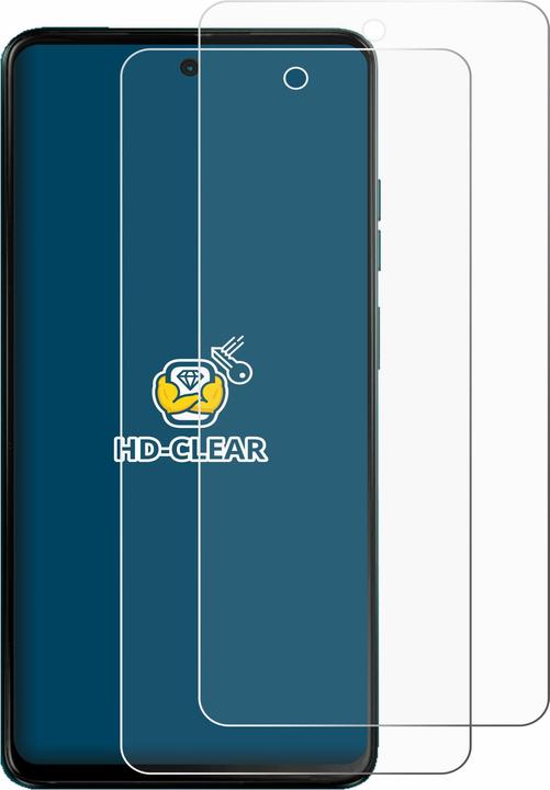 Actual product image BROTECT Screen Protector Clear (2 Piece, Motorola Moto G04)