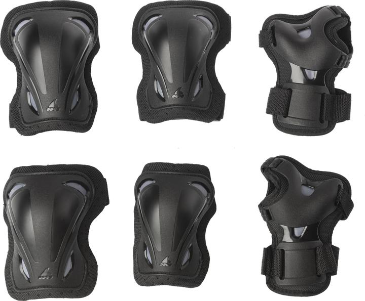 Actual product image Rollerblade Skate Gear Pack (XL, Elbow protectors, Wrist protectors, Knee pad, Unique specimen)