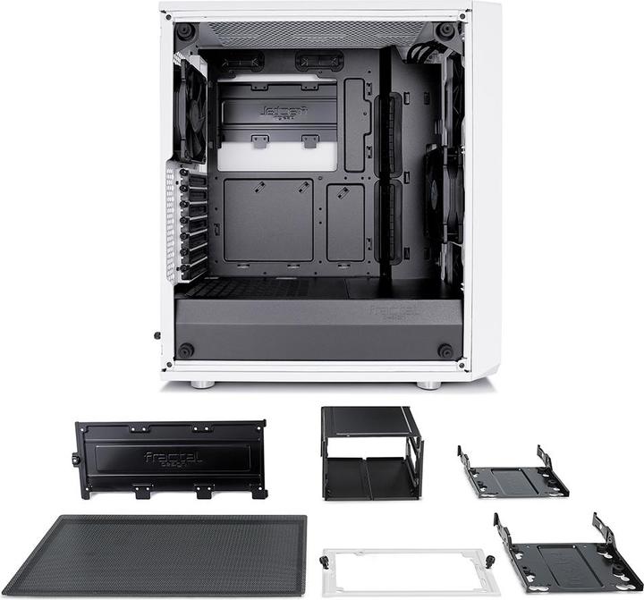 Actual product image Fractal Meshify C TG White (ATX, mATX, Mini-ITX)