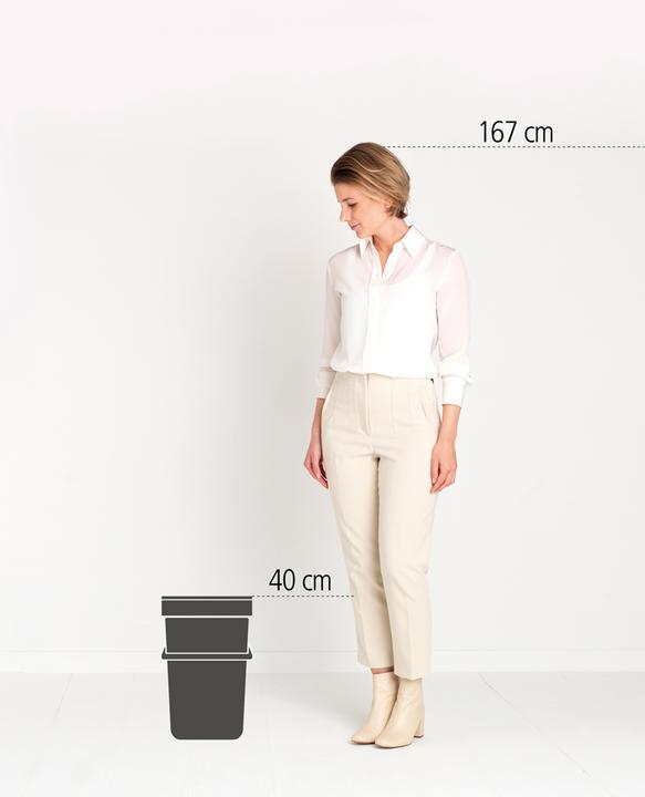 Productafbeelding Brabantia Sort & Go 16 l recyclebak, lichtgrijs (16 l)