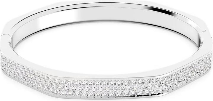 Image du produit Swarovski Dextera Bracelet-jonc octogonal Blanc (6 cm, Métal Swarovski)