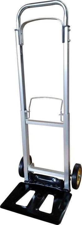 GEKO Handtrolley-Fahrgestell, Tragkraft 90kg 355x240mm, Alu klappbar, frei lagerbar ohne -Box (90 kg)