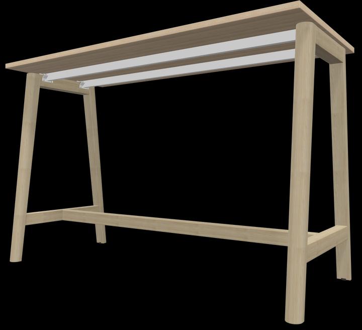 Actual product image Narbutas Nova Wood high table (160 x 70 x 105 cm)