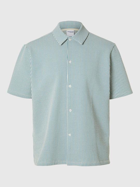 Produktbild Selected Homme Seersucker Kurzarmhemd (L)