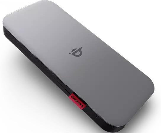 Lenovo Banca di alimentazione mobile Go USB-C + Qi Wireless (10000 mAh, 27 W, 38.50 Wh)