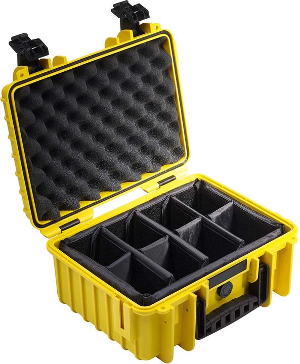 Actual product image B&W International Outdoor Case Type 3000 with compartments (Photo case, 11.70 l)