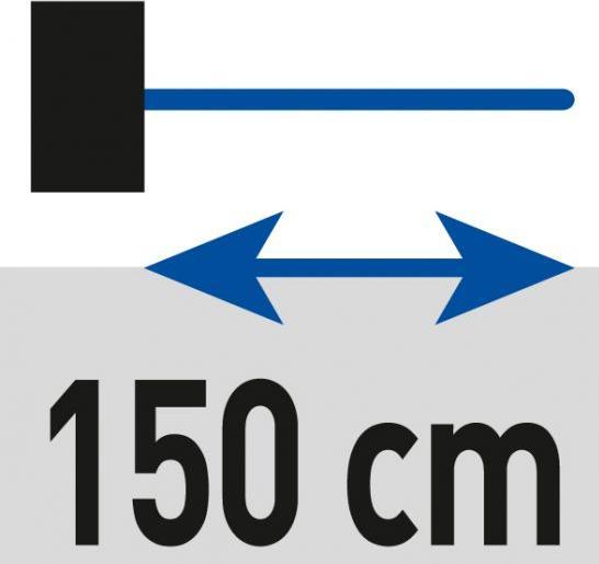 Image du produit Triuso Pelle à neige 50cm alu avec bord souple manche ovale laqué