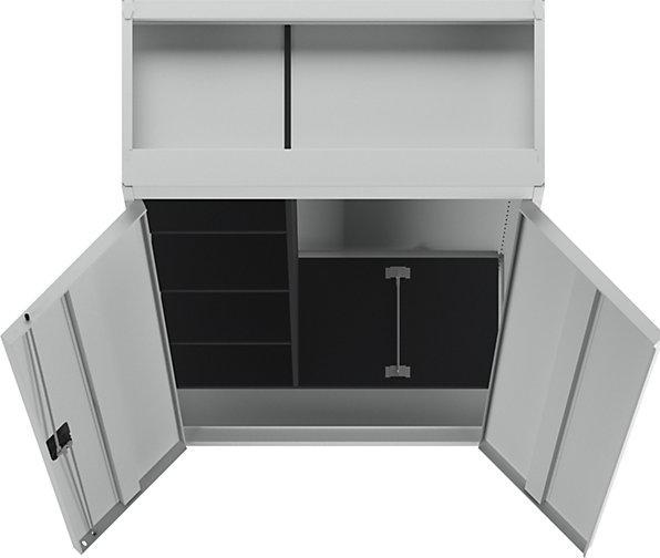 Produktbild Mauser Stahlschrank mit Flügeltüren (95 x 42 x 195 cm)