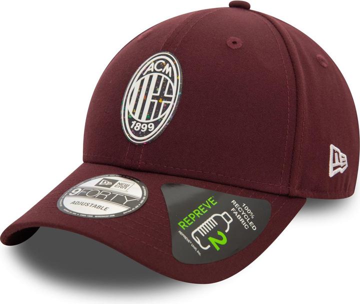 New Era 9Forty Strapback Cap - REPREVE AC MAILAND maroon