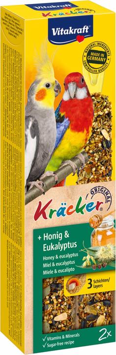 Image du produit Vitakraft Vita Kräcker miel pour grandes perruches 2 pièces (2 x, 0.20 kg)