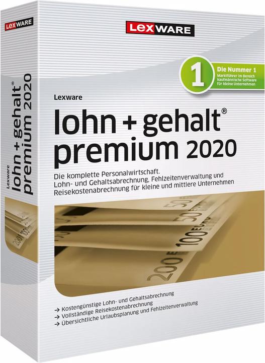 Produktbild Lexware Lohn+gehalt premium 2020 (1 User, 12 Monate)