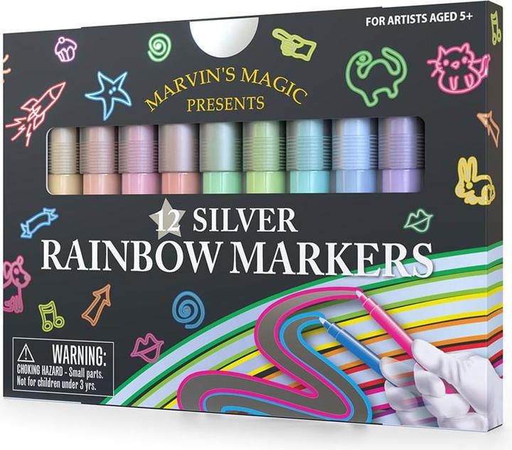 Immagine prodotto Marvin's Magic Marvins Magic - Marcatori arcobaleno argento - (MMART002)
