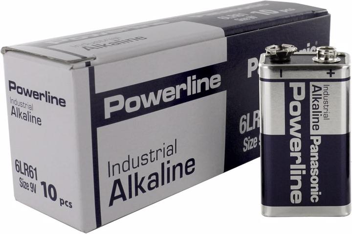 Image du produit Panasonic Ligne électrique industrielle alcaline (10 pcs, 9V Block)
