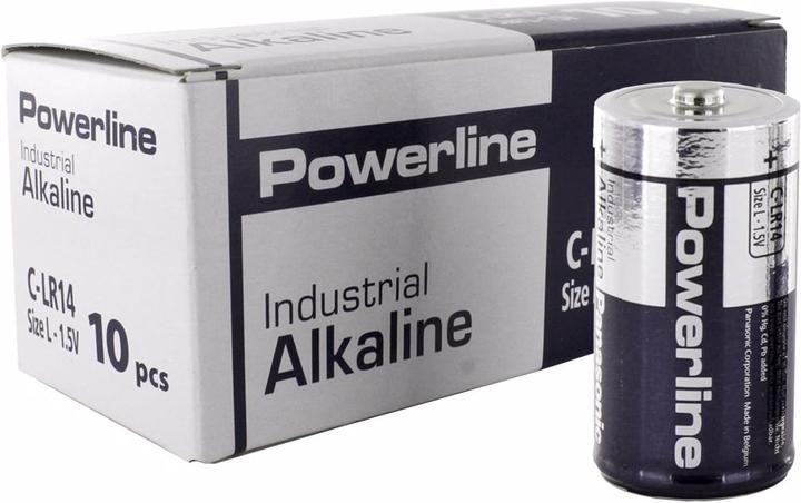 Actual product image Panasonic Powerline Industrial Alkaline (10 pcs., C)