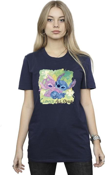 Produktbild Disney Lilo And Stitch St Patrick's Day Clover TShirt (3XL)
