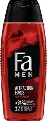 Fa FA Men Attraction Force Shower Gel żel pod prysznic do mycia ciała i włosów dla mężczyzn Pheromone 4 (400 ml)