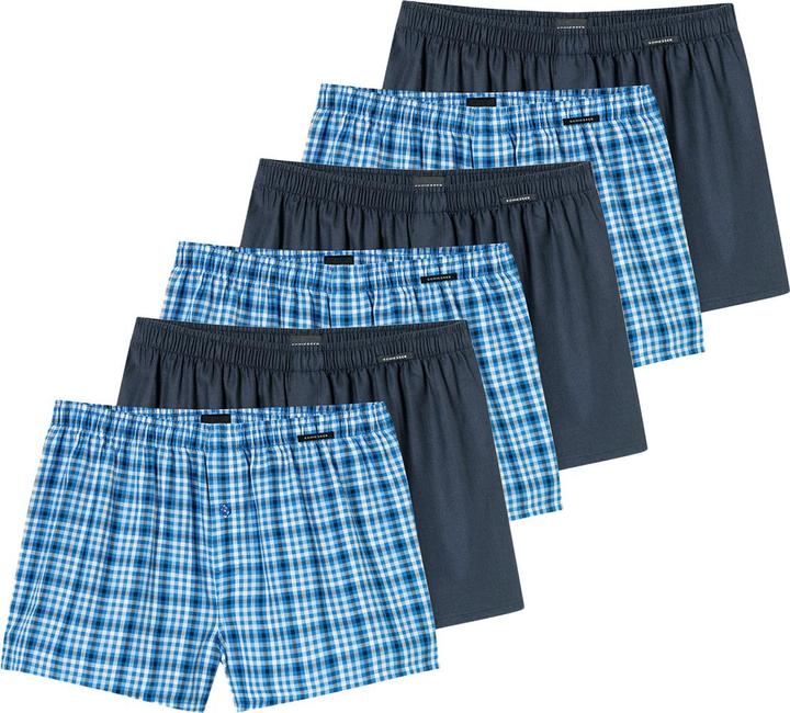 Produktbild Schiesser 6er Pack Web Boxershorts (7, XL, 6er Pack)