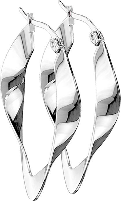 Image du produit Star Piercing Ohrring silber verdreht (sans laiton, Acier chirurgical 316L)
