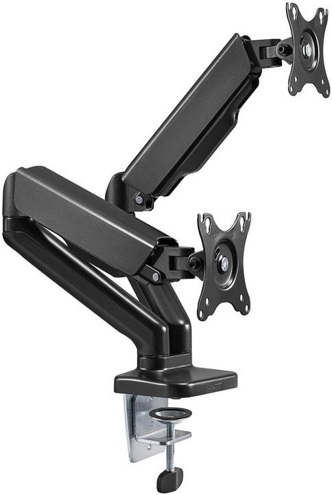 Produktbild Goobay Doppel-Monitorhalterung mit Gasdruckfeder (Tisch, 32")